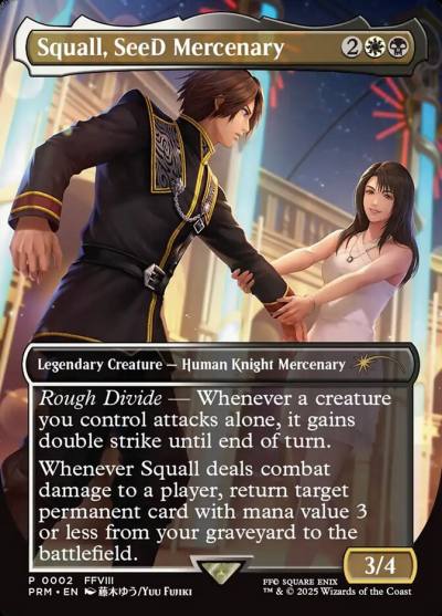 Squall, SeeD Mercenary PSS5-2 FIN Standard Showdown Magic card