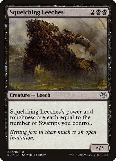 Squelching Leeches DDR-62 Duel Decks: Nissa vs. Ob Nixilis Magic card