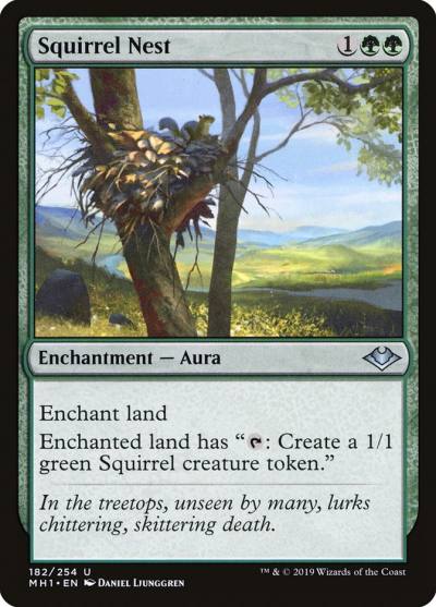 Squirrel Nest MH1-182 Modern Horizons Magic card