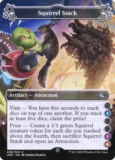 Squirrel Stack UNF-228C Unfinity Magic card