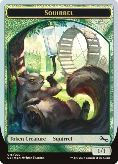 Squirrel TUST-15 Unstable Tokens Magic card
