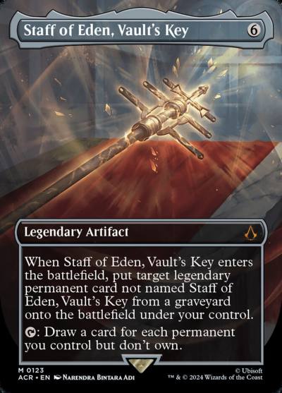 Staff of Eden, Vault's Key ACR-123 Assassin's Creed Magic card