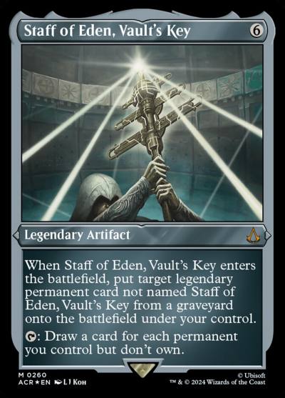Staff of Eden, Vault's Key ACR-260 Assassin's Creed Magic card