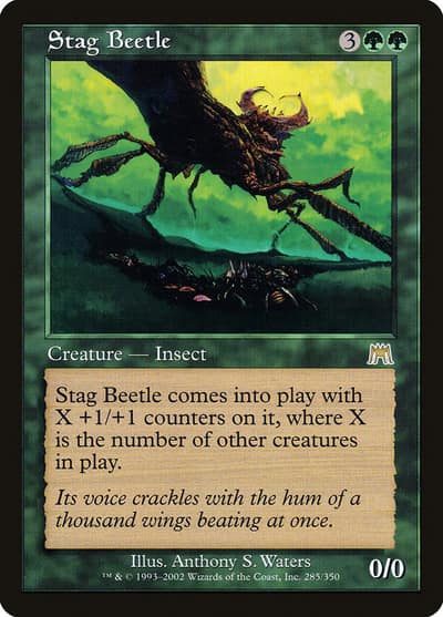 Stag Beetle 285 Onslaught Magic card