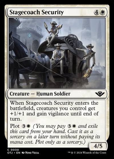 Stagecoach Security 30 Outlaws of Thunder Junction Magic card