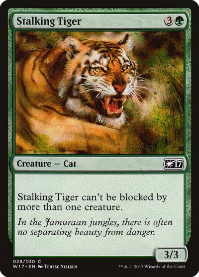 Stalking Tiger W17-28 Welcome Deck 2017 Magic card