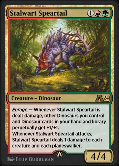 Stalwart Speartail YLCI-29 Alchemy: Ixalan Magic card