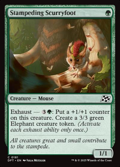 Stampeding Scurryfoot 181 Aetherdrift Magic card