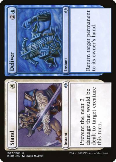 Stand // Deliver DMR-207 Dominaria Remastered Magic card