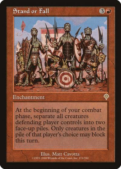 Stand or Fall INV-171 Invasion Magic card