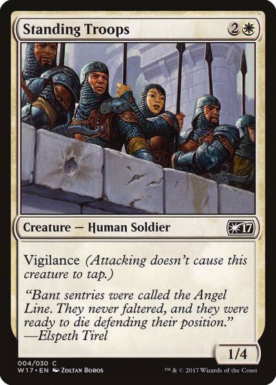 Standing Troops W17-4 Welcome Deck 2017 Magic card
