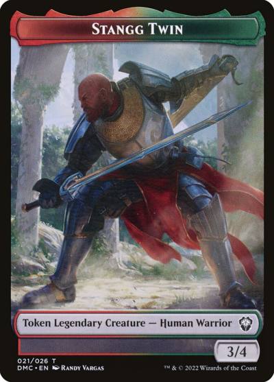 Stangg Twin TDMU-21 Dominaria United Tokens Magic card