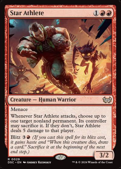 Star Athlete DSC-29 Duskmourn: House of Horror Commander Magic card