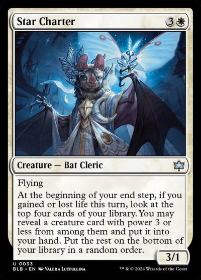 Star Charter 33 Bloomburrow Magic card