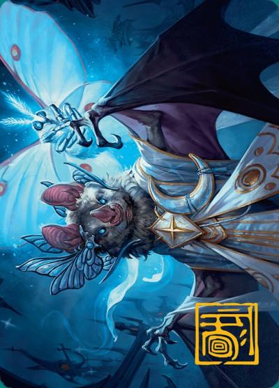 Star Charter // Star Charter ABLB-3 Bloomburrow Art Series Magic card
