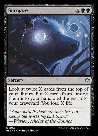 Stargaze BLB-114 Bloomburrow Magic card