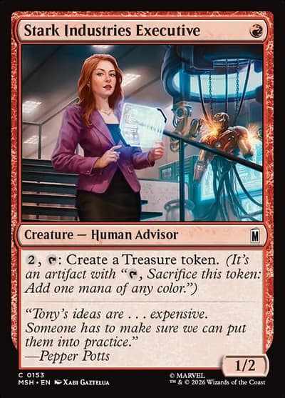 Stark Industries Executive 153 Marvel Super Heroes Magic card