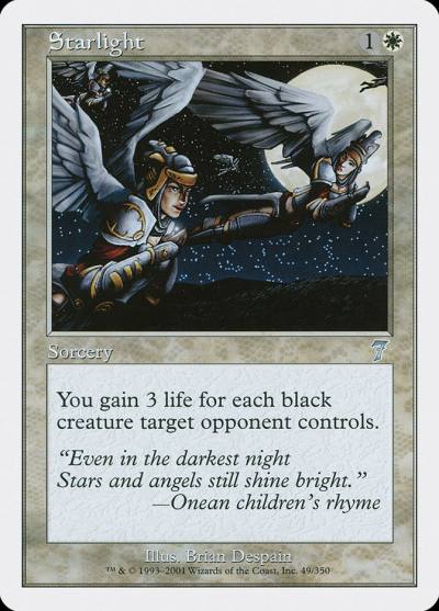 Starlight 7ED-49 Seventh Edition Magic card
