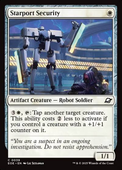 Starport Security 39 Edge of Eternities Magic card