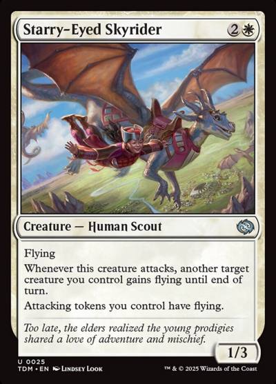 Starry-Eyed Skyrider 25 Tarkir: Dragonstorm Magic card
