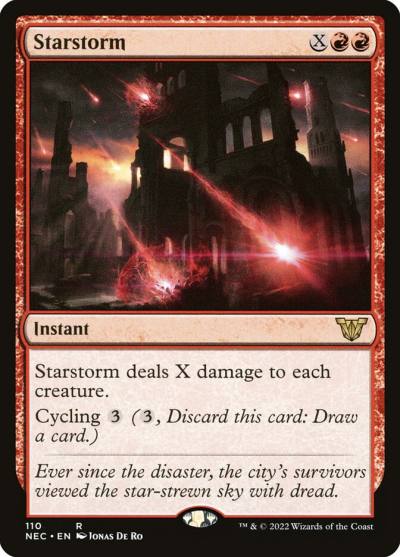 Starstorm NEC-110 Neon Dynasty Commander Magic card