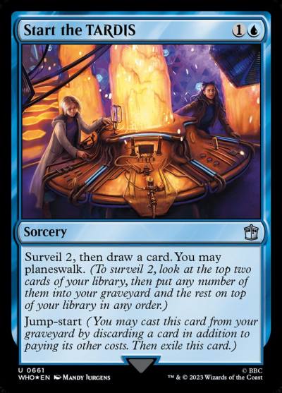 Start the TARDIS WHO-661 Doctor Who Magic card