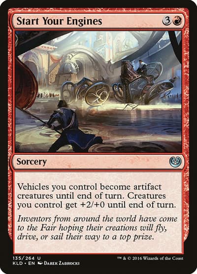 Start Your Engines KLD-135 Kaladesh Magic card
