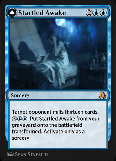 Startled Awake // Persistent Nightmare SIR-90 Shadows over Innistrad Remastered Magic card