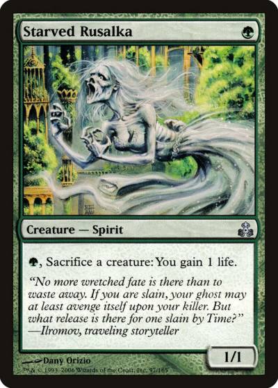 Starved Rusalka 97 Guildpact Magic card