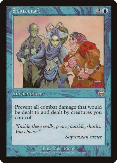 Statecraft MMQ-106 Mercadian Masques Magic card