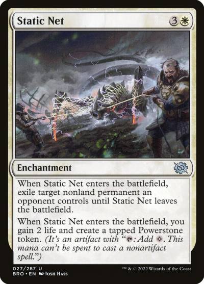 Static Net BRO-27 The Brothers' War Magic card