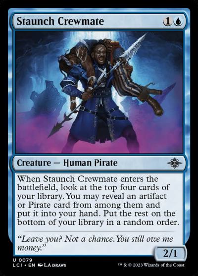 Staunch Crewmate LCI-79 The Lost Caverns of Ixalan Magic card