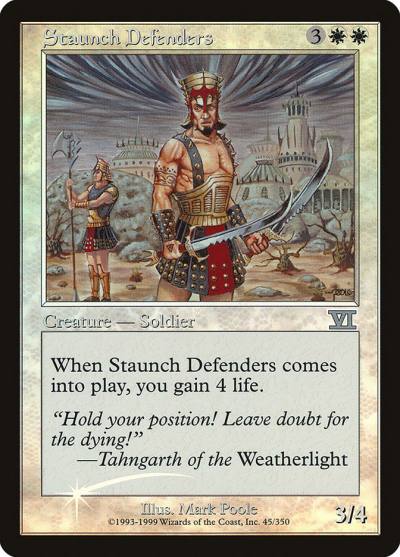Staunch Defenders FNM-12 Friday Night Magic 2000 Magic card