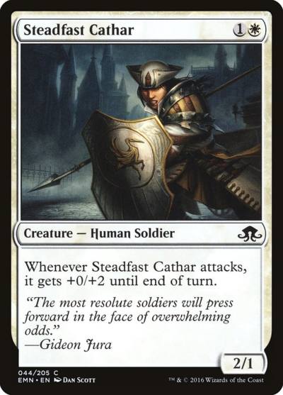 Steadfast Cathar EMN-44 Eldritch Moon Magic card