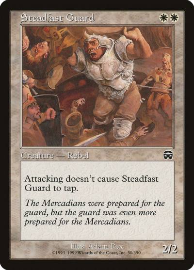 Steadfast Guard MMQ-50 Mercadian Masques Magic card