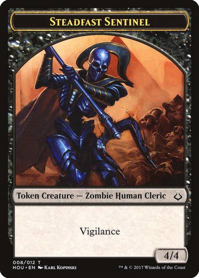Steadfast Sentinel THOU-8 Hour of Devastation Tokens Magic card