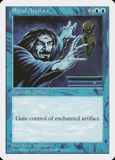 Steal Artifact 5ED-128 Fifth Edition Magic card