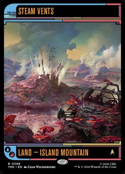 Steam Vents TRK-398 Star Trek Magic card
