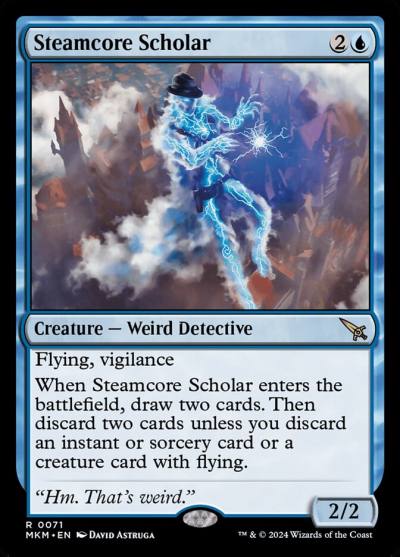 Steamcore Scholar MKM-71 Murders at Karlov Manor Magic card