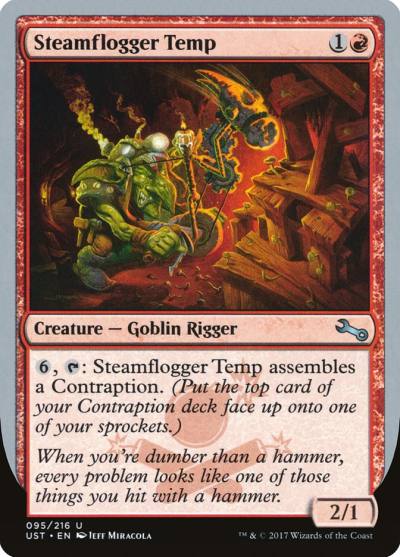 Steamflogger Temp 95 Unstable Magic card