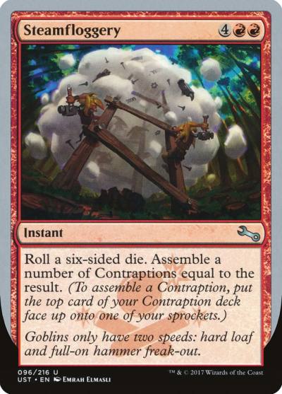 Steamfloggery UST-96 Unstable Magic card