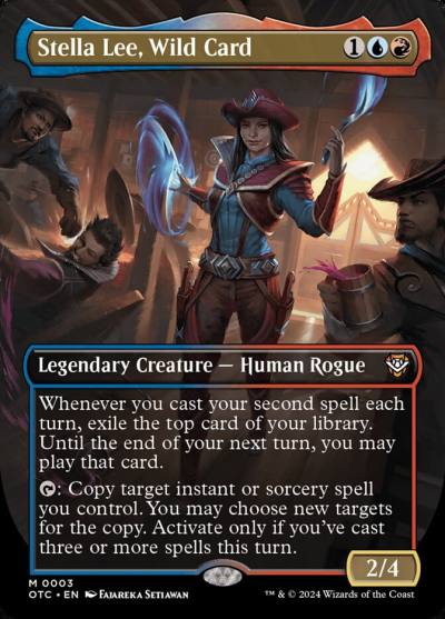 Stella Lee, Wild Card 3 Outlaws of Thunder Junction Commander Magic card