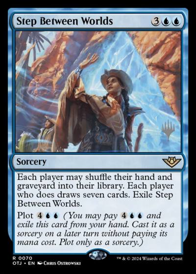 Step Between Worlds POTJ-70P Outlaws of Thunder Junction Promos Magic card