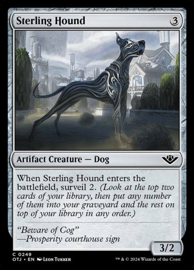 Sterling Hound OTJ-249 Outlaws of Thunder Junction Magic card