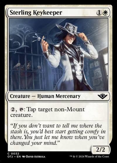 Sterling Keykeeper 32 Outlaws of Thunder Junction Magic card