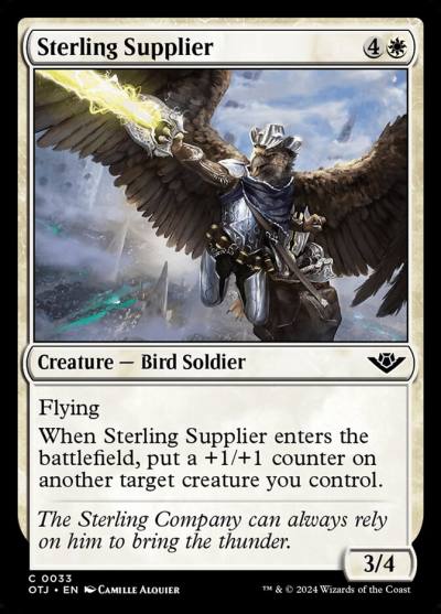 Sterling Supplier OTJ-33 Outlaws of Thunder Junction Magic card