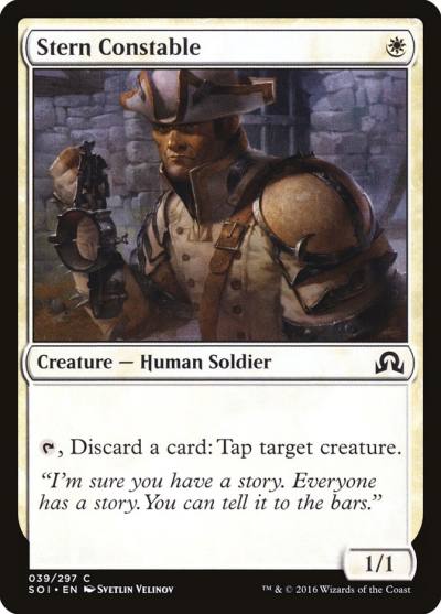 Stern Constable 39 Shadows over Innistrad Magic card