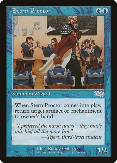 Stern Proctor 99 Urza's Saga Magic card