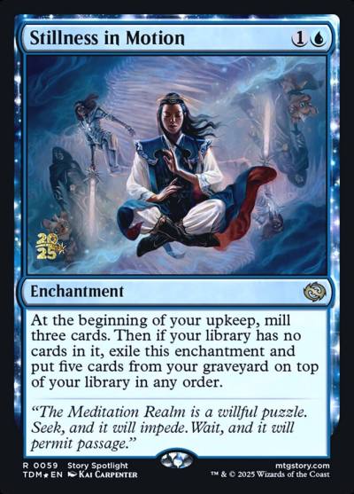 Stillness in Motion PTDM-59S Tarkir: Dragonstorm Promos Magic card