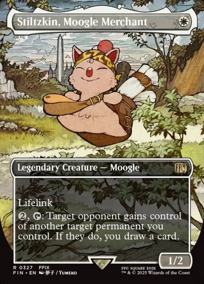 Stiltzkin, Moogle Merchant FIN-327 Final Fantasy Magic card
